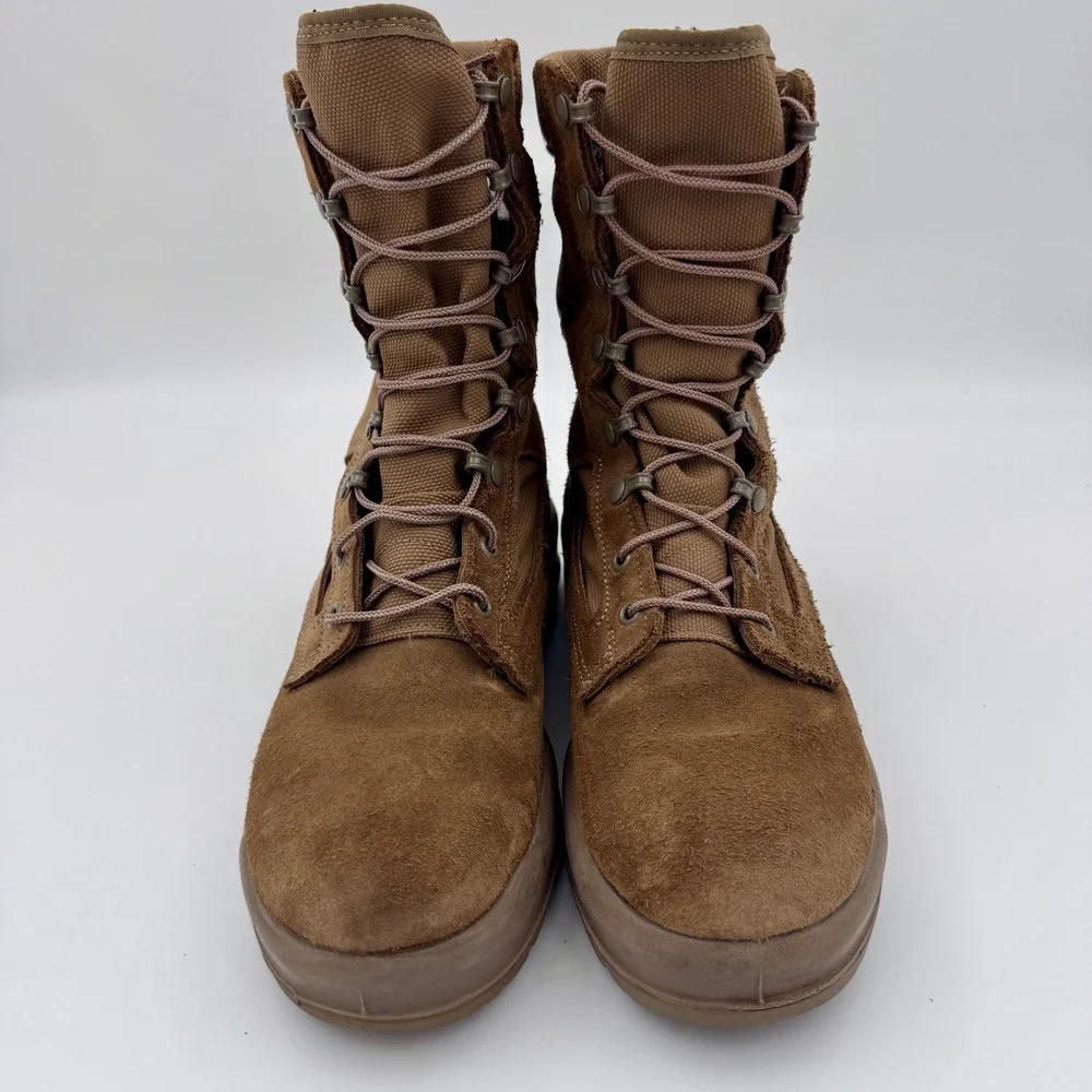 Belleville AFTW 8W Mens Flight Boots Coyote Brown AF Safe to Fly Vibram‎ USA